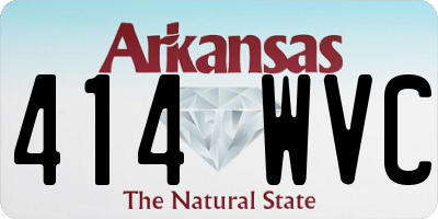 AR license plate 414WVC