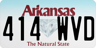 AR license plate 414WVD