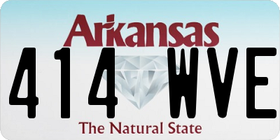 AR license plate 414WVE