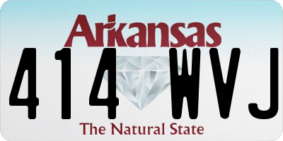 AR license plate 414WVJ