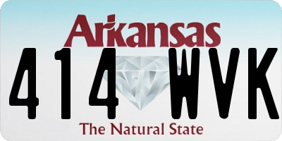 AR license plate 414WVK