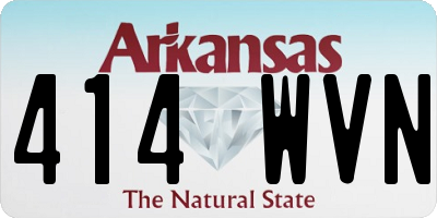 AR license plate 414WVN