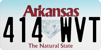 AR license plate 414WVT