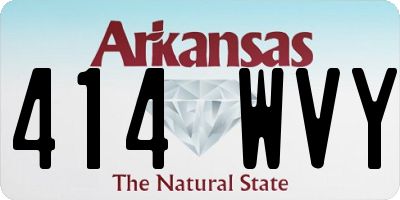 AR license plate 414WVY