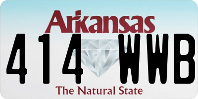 AR license plate 414WWB