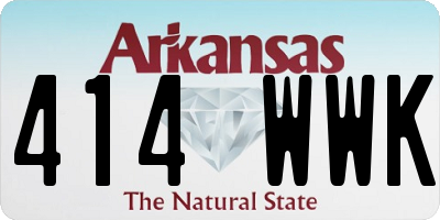 AR license plate 414WWK