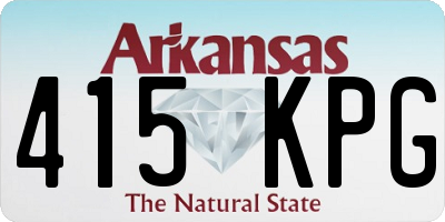 AR license plate 415KPG