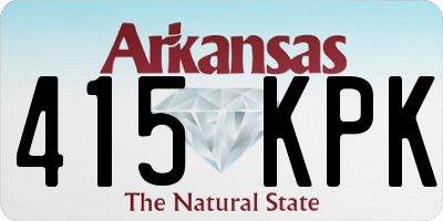 AR license plate 415KPK