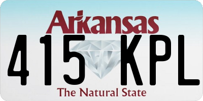 AR license plate 415KPL