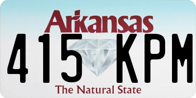 AR license plate 415KPM