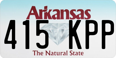 AR license plate 415KPP