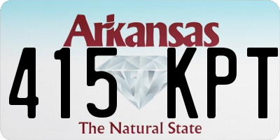 AR license plate 415KPT