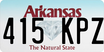 AR license plate 415KPZ