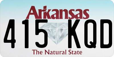 AR license plate 415KQD