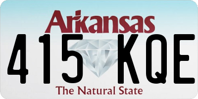 AR license plate 415KQE