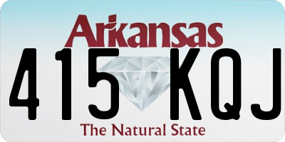 AR license plate 415KQJ