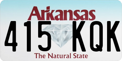 AR license plate 415KQK