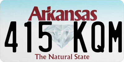 AR license plate 415KQM