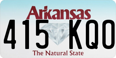AR license plate 415KQO