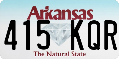 AR license plate 415KQR