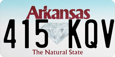 AR license plate 415KQV