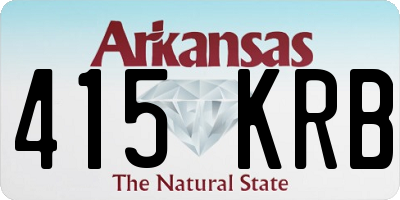AR license plate 415KRB