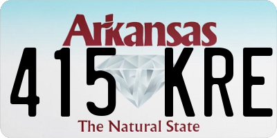 AR license plate 415KRE