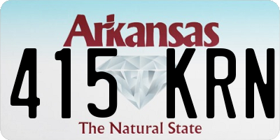 AR license plate 415KRN