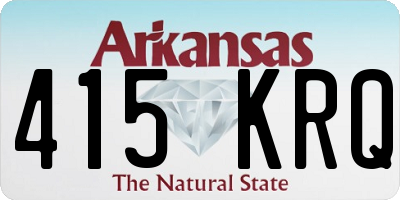 AR license plate 415KRQ