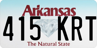 AR license plate 415KRT