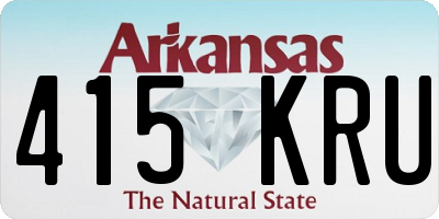 AR license plate 415KRU