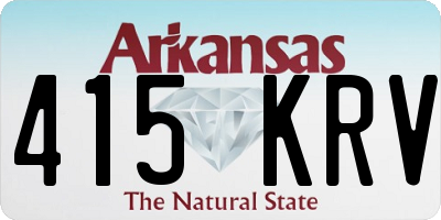 AR license plate 415KRV