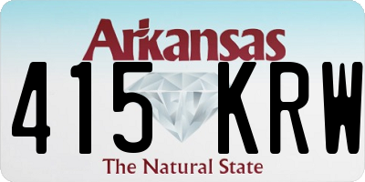 AR license plate 415KRW