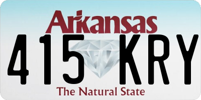 AR license plate 415KRY
