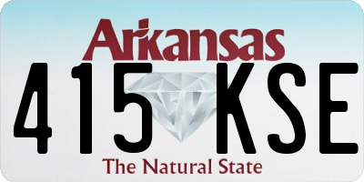 AR license plate 415KSE