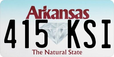 AR license plate 415KSI