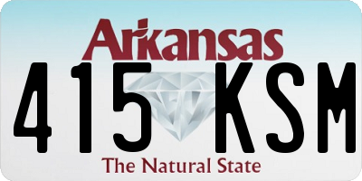 AR license plate 415KSM