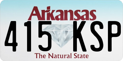 AR license plate 415KSP