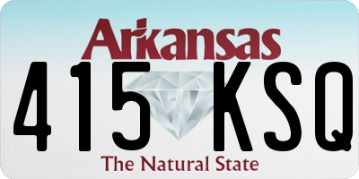 AR license plate 415KSQ