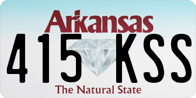 AR license plate 415KSS