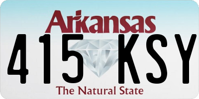 AR license plate 415KSY