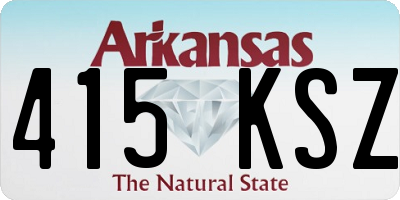 AR license plate 415KSZ