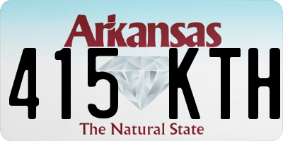AR license plate 415KTH
