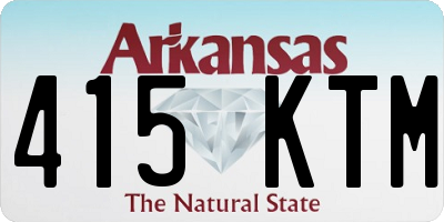 AR license plate 415KTM