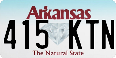 AR license plate 415KTN