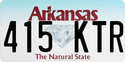 AR license plate 415KTR
