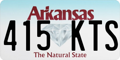 AR license plate 415KTS