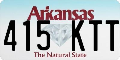 AR license plate 415KTT