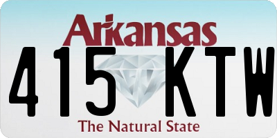 AR license plate 415KTW