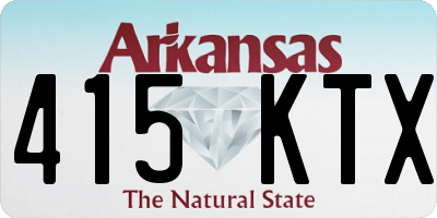 AR license plate 415KTX